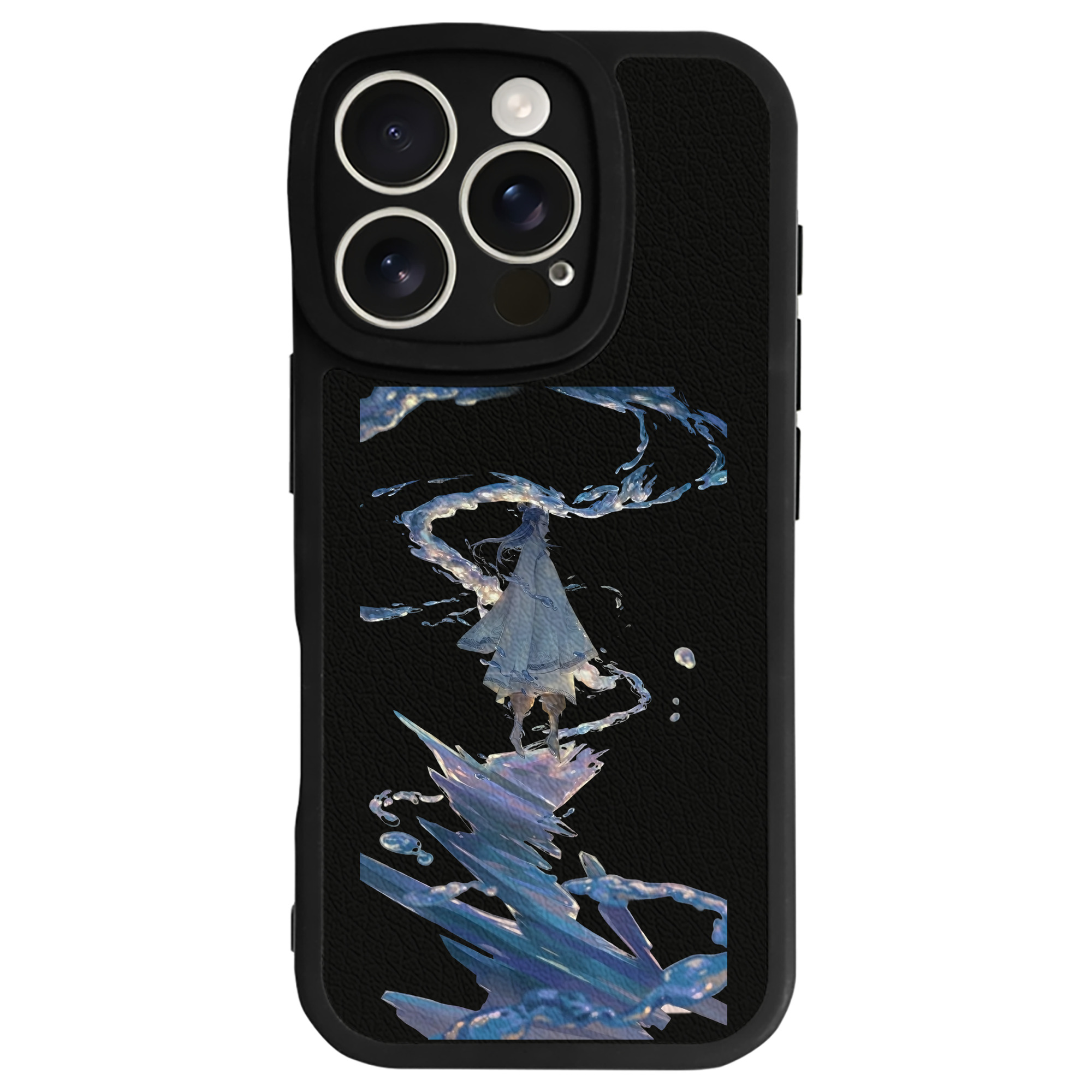 （画像用） Ne Zha 2 ナタ 魔童の大暴れ 【iPhone 16シリーズ対応】シリコンスマホケース（レザー調） 材質：シリコン
